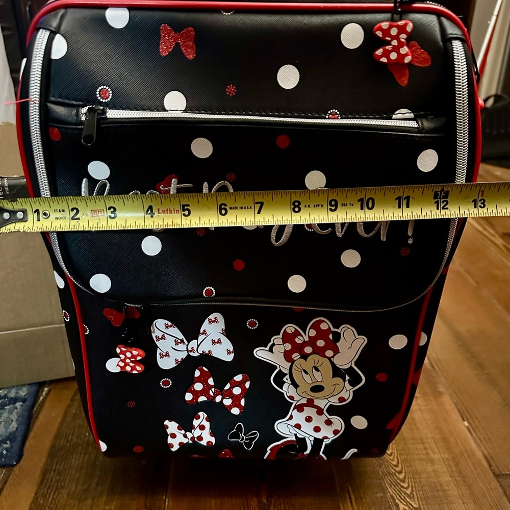 Minnie Mouse “Best Day Ever” Polka Dot Rolling Suitcase from Disney Parks - Picture 14 of 15